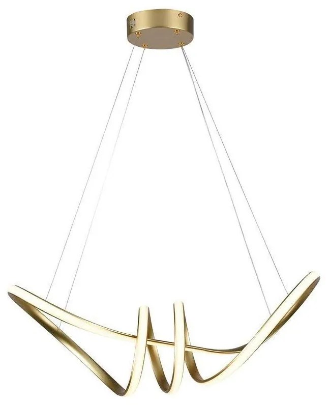 LED Csillár zsinóron LED/24W/230V 3000K arany