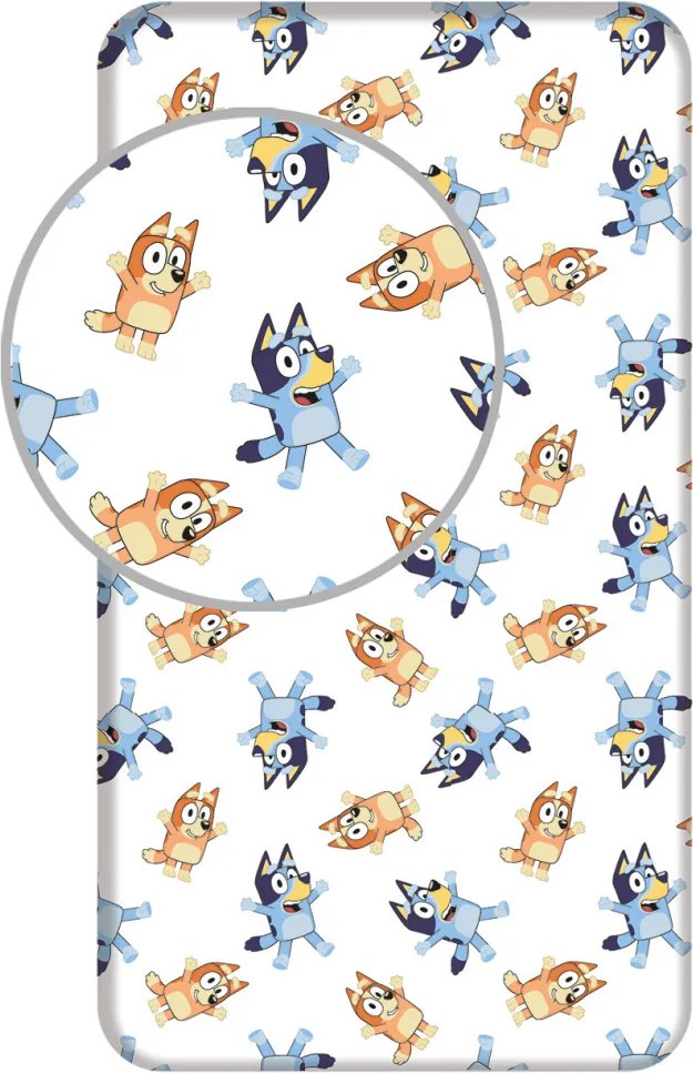 Bluey Bingo gumis lepedő 90x200 cm
