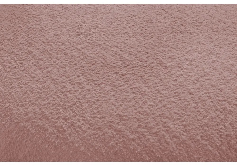 Rózsaszín buklé szövet kanapé 260 cm Saint-Germain – Bobochic Paris