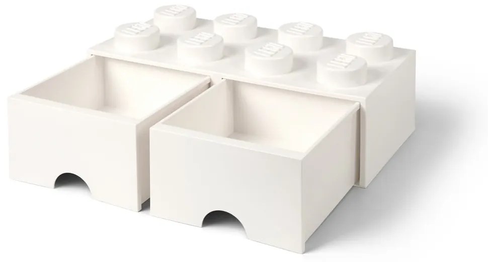 Elefántcsont fehér 2 fiókos tárolódoboz - LEGO®