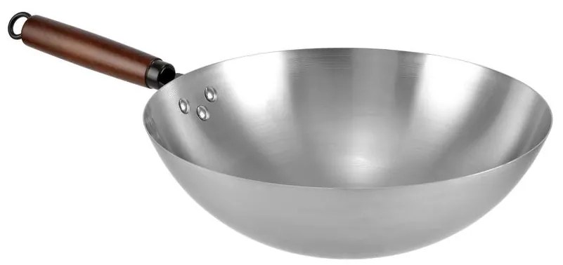 RCK Tradicionális kínai vas wok 32cm, 1,3mm 10481