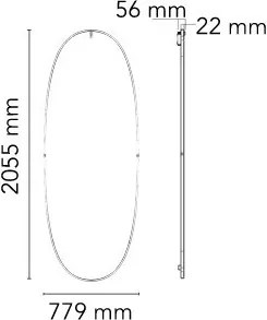 Ledes Tükör Króm FLOS F3680064