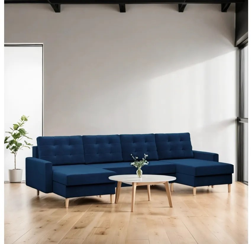 FLANK U ágyazható sarok ülőgarnitúra, 294x92x140, Kronos 09