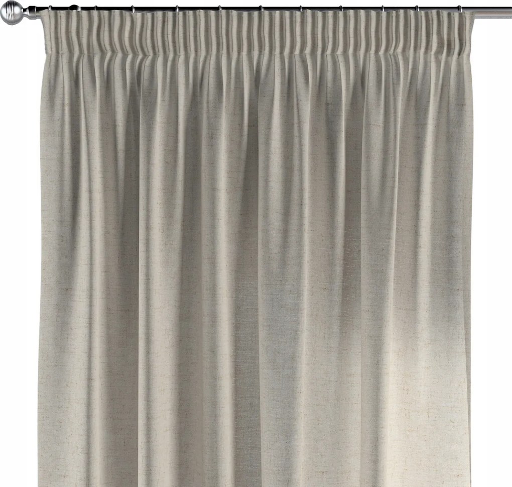 Függöny ráncoló szalaggal 1 db 130x245cm barna