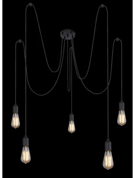 Globo A110-5 - Függeszték MARACANA 5xE27/60W/230V