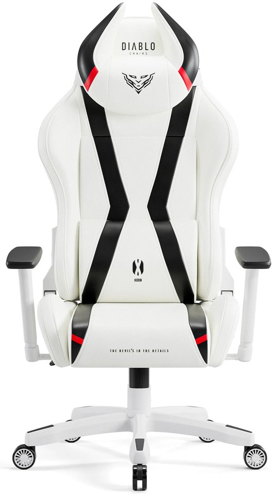 Diablo X-Horn 2.0 gamer szék Nagy méret: Fehér-fekete