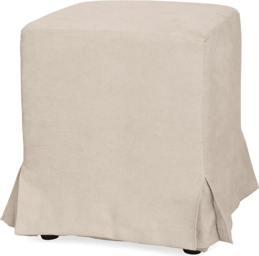 Cube H puff huzattal - K08 szövet - krém R