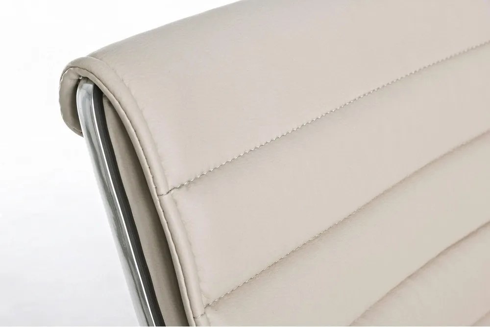 Szürkésbarna bőrutánzat irodai szék Perth – Yes Everyday