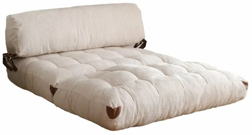 Fold Kadife 2 White kinyitható kanapé