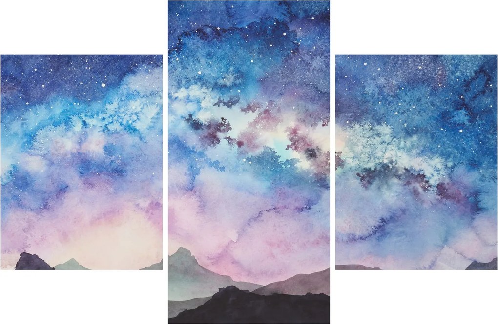 Kép - Milky Way, akvarell (90x60 cm)