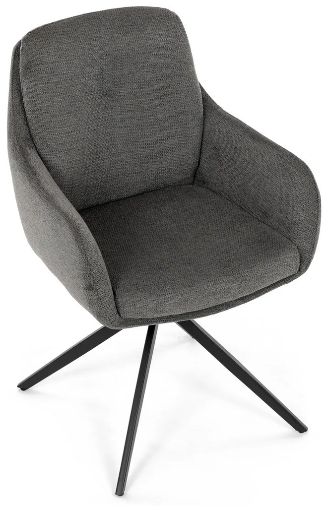 Étkezőszék-készlet visszahúzható mechanizmussalDCH-P3174 GREY2, 2 db