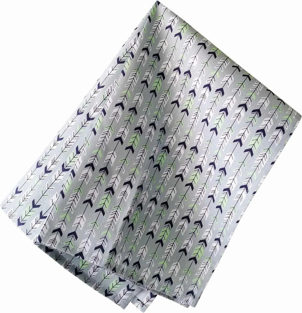 Konyhai törlőkendő 45x65 Arrow szürke sötétkék I 23