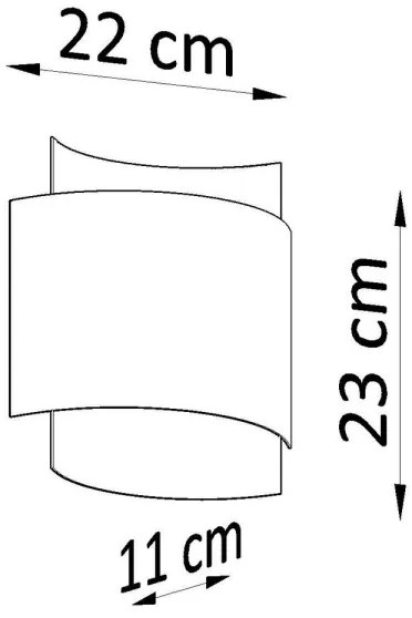 Fali lámpa IMPACT 1xG9/40W/230V fehér
