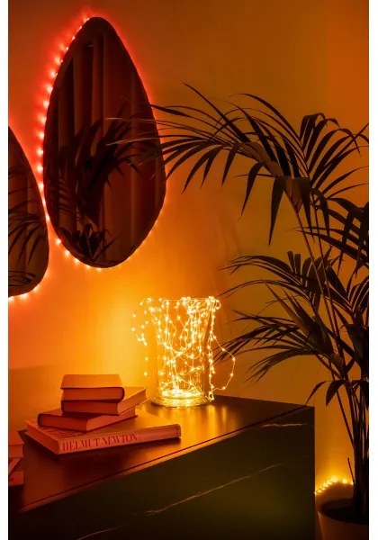 Twinkly TWD060STP-T - RGB LED fényerőszabályozható DOTS fényfüzér 60 LED 7 m USB Wi-Fi