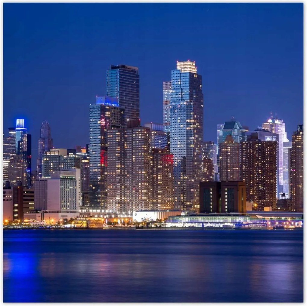Poszterek 100x100 New York éjszaka