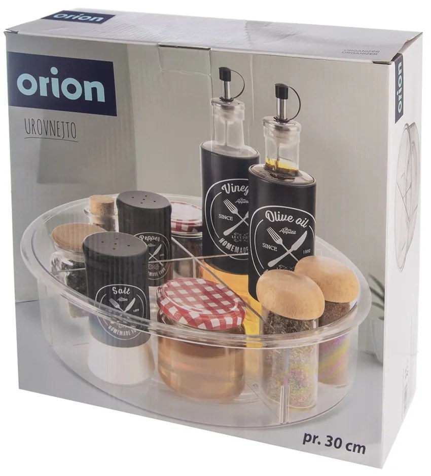Forgó műanyag fűszertartó állvány ø 30 cm – Orion