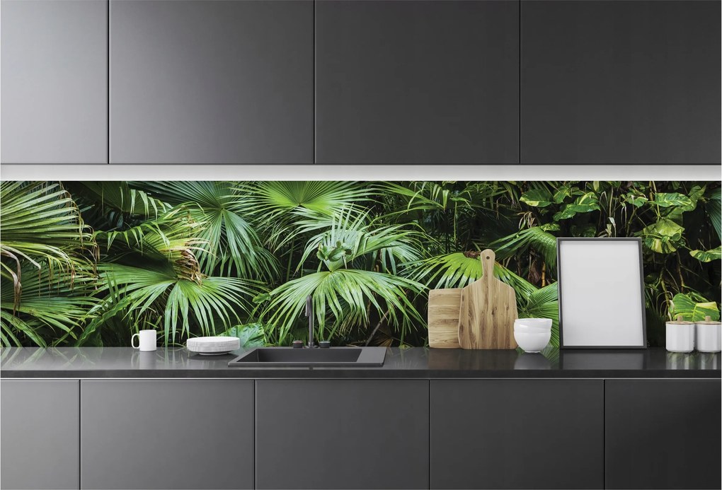 Fotótapéta Konyha Mosható Levelek Erdő 250x60