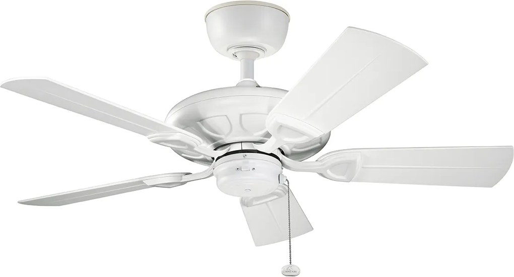 Kichler modern mennyezeti ventilátor kevlar matt fehér elsklf-kevlar-42-wht IP44