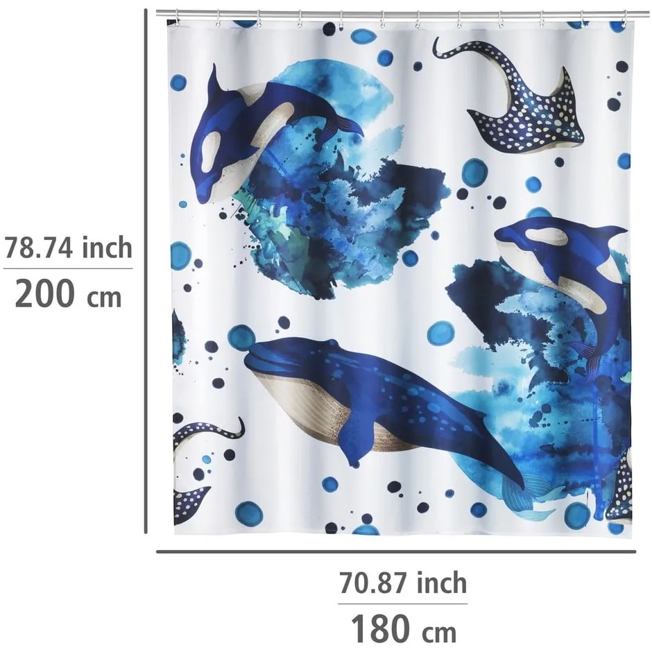 Zuhanyfüggöny 200x180 cm Aquaris – Wenko