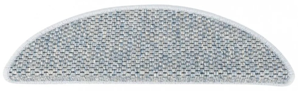 15 db szizál hatású kék öntapadó lépcsőszőnyeg 65x21x4 cm