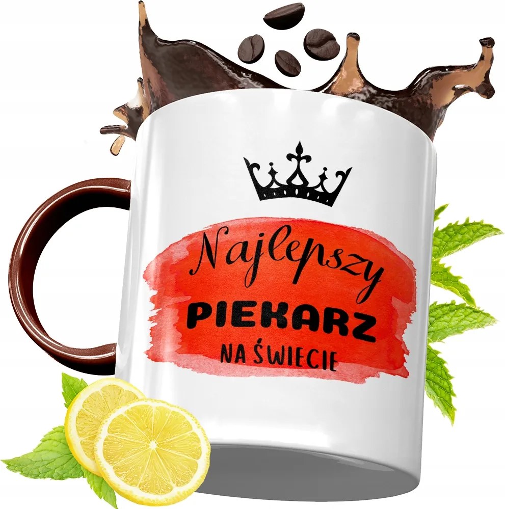 Bordó Bögre Péknek Születésnapi Ajándék fényképes nyomattal