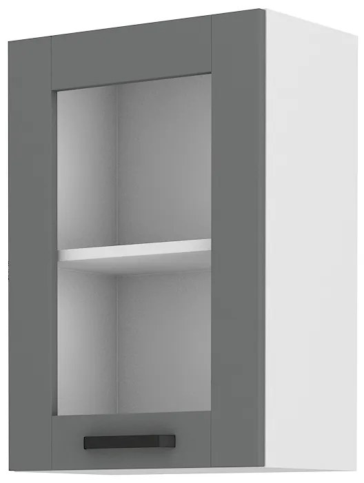 Felső konyhaszekrény Lucid 40 GS 72 1F (dustgrey + fehér). 1045546