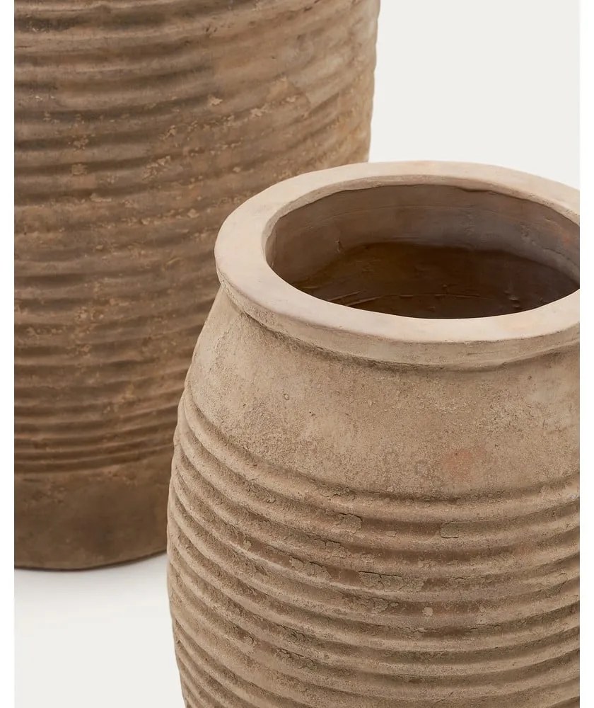 Terrakotta virágcserép készlet 2 db-os ø 54 cm Llonga – Kave Home