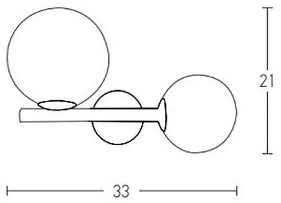Zambelis 1995 fali lámpa 1xG9/7W + 1xE14/15W/230V arany