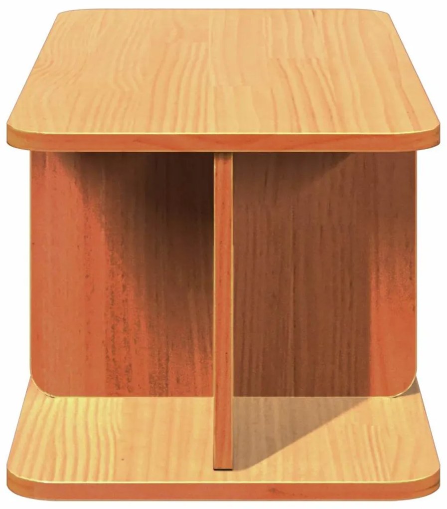 Dohányzóasztal Viaszbarna 80 x 39,5 x 33,5 cm Tömör fenyőfa