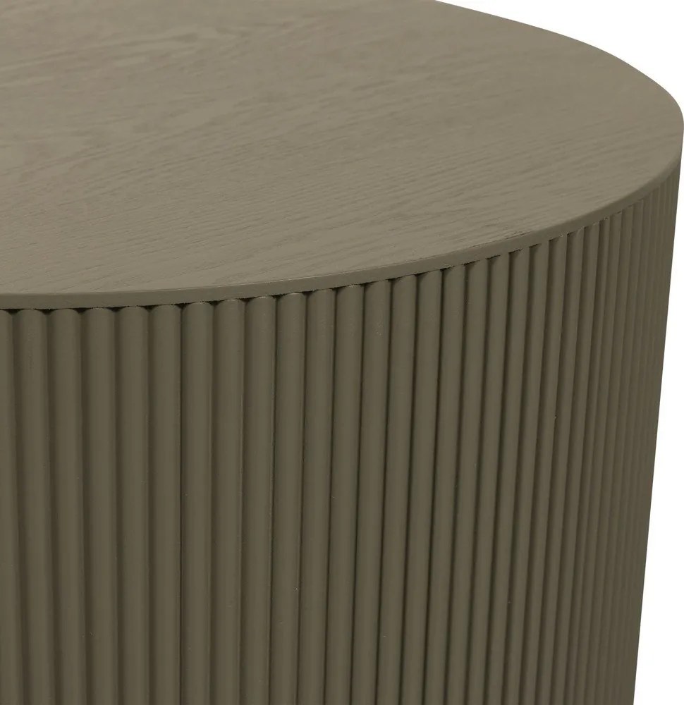 Khaki kerek dohányzóasztal ø 60 cm Sanne – WOOOD