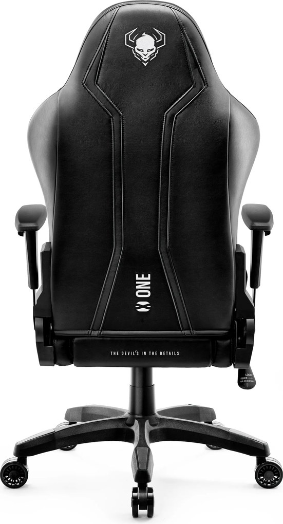 Gamer szék műbőr King Size, fekete: Diablo X-One 2.0