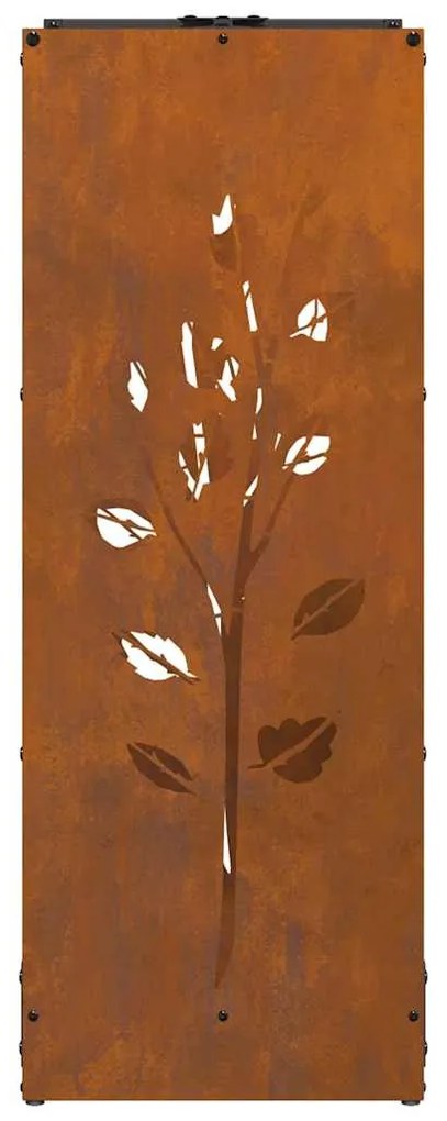 tűzifa állvány 40x30x80 cm időjárásálló acélból