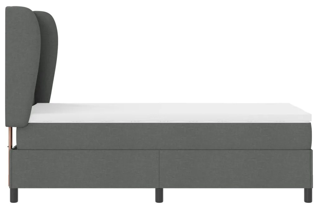Boxspring Ágy Matrac Különböző Színben 80x200 cm Szövet