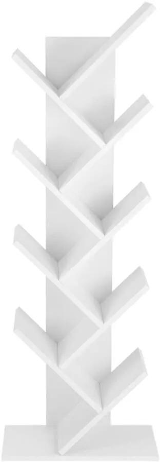 8 szintes polcos könyvespolc 50 x 25 x 141,5 cm  Fehér