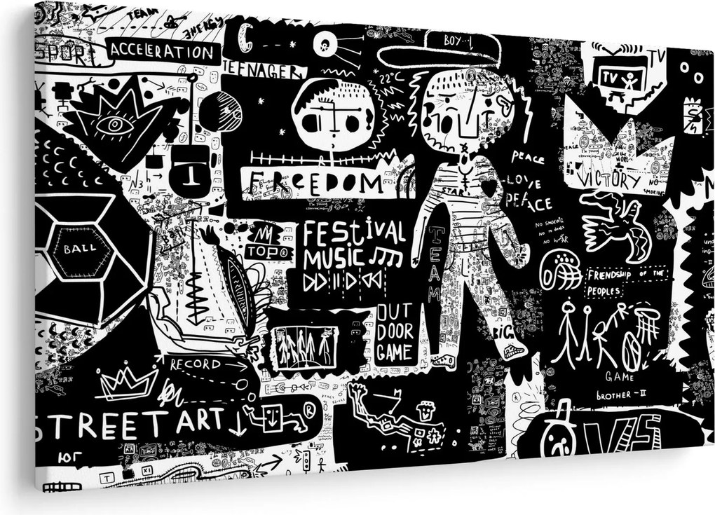 Kép - Graffiti (90x60 cm)