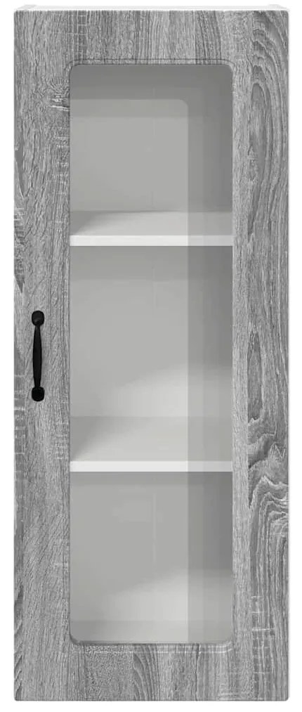 Fali konyhaszekrény Szürke Sonoma 40 x 31 x 100 cm Faanyag