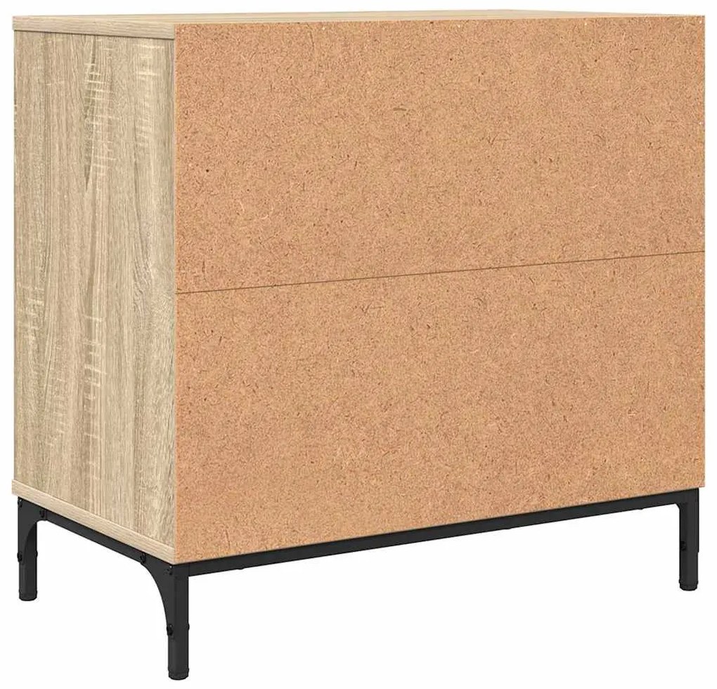 Éjjeli asztal fiókkal sonoma tölgy 63.5 x 36 x 61 cm Faanyag