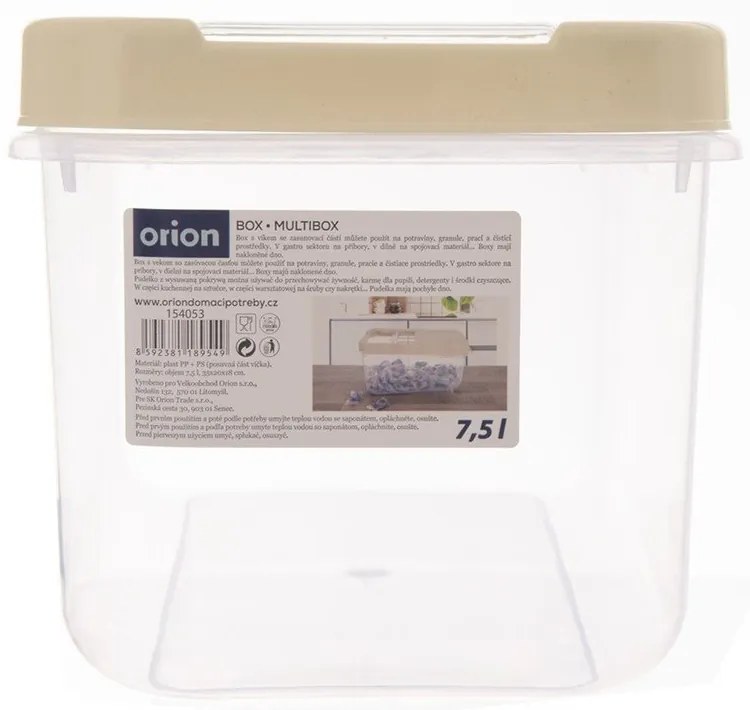 Fedeles műanyag tárolódoboz 35x20x18 cm Slop – Orion
