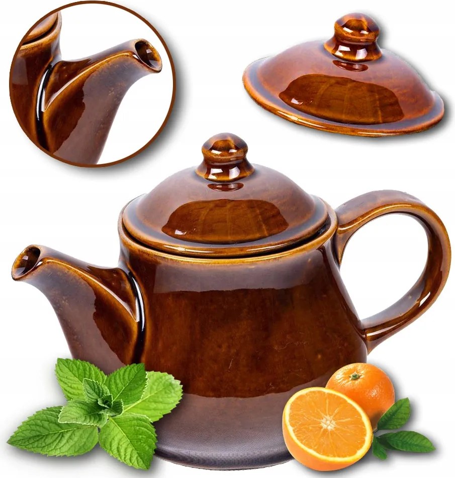 Hagyományos Kerámia Vízforraló Athena Tea Bor Kő Teáskanna 1L