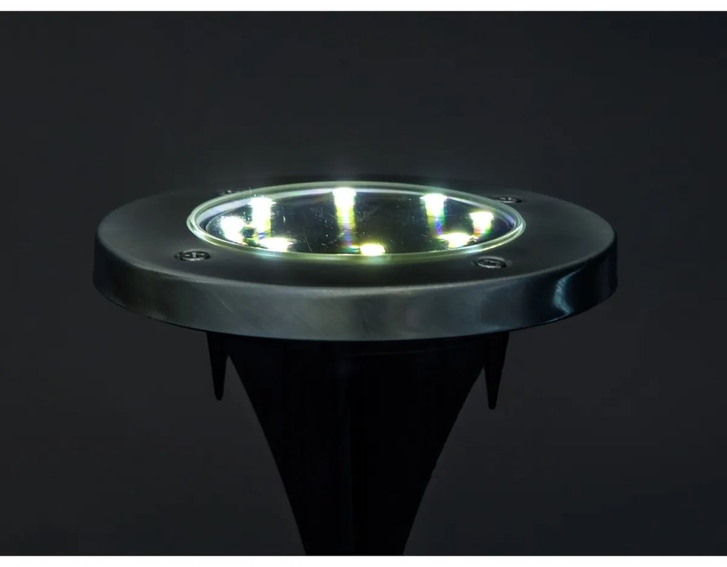 Happy Green Süllyeszthető LED lámpa ezüst, 12 cm