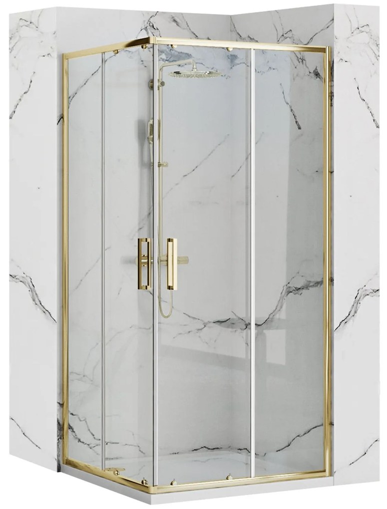 Zuhanykabin Rea Punto 90x90 Gold