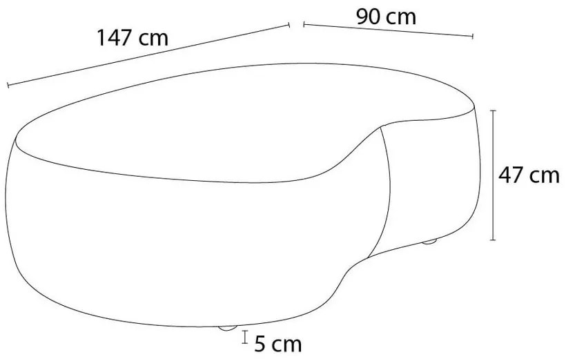 Mustársárga buklé szövet lábtartó Saint-Germain – Bobochic Paris