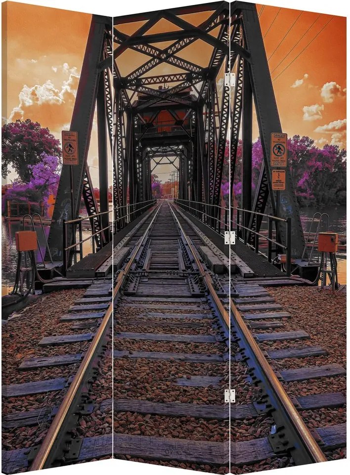 Paraván - Vasúti híd (126x170 cm)