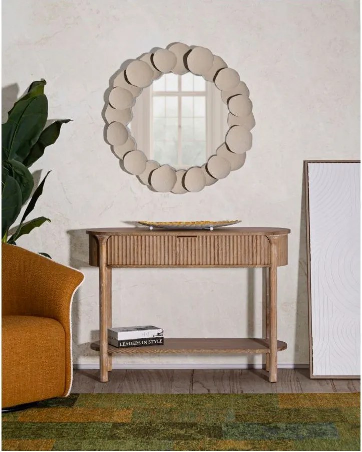 Natúr színű jegenyefenyő konzolasztal 40x110 cm Gothenburg – Mauro Ferretti