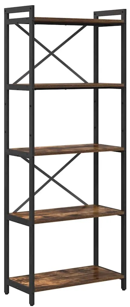 Könyvszekrény Füstölt tölgy 60 x 30 x 153 cm Faanyag