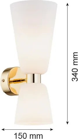 Argon RENO 1034 Fali lámpa 2x7W/E14 IP20