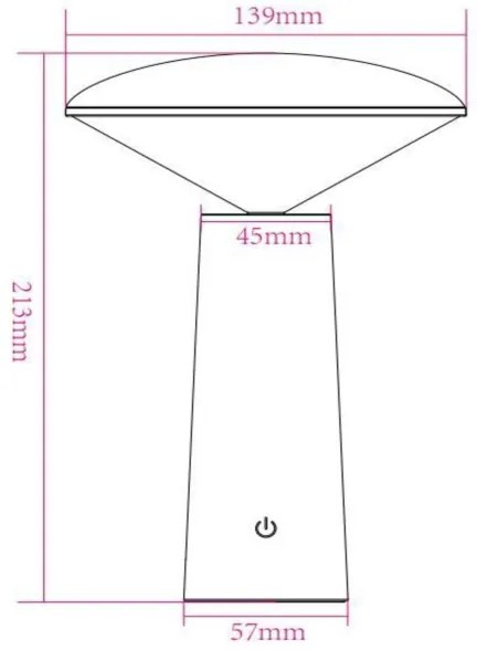 Lucide 02807/04/30 -LED Dimmelhető lámpa JIVE LED/3W/3,7V 3000/6500K IP44 fekete