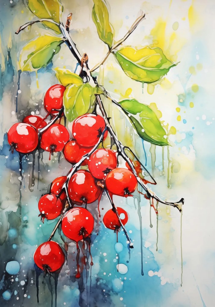 Poszter 70x100cm Véres gyümölcsök szimfóniája