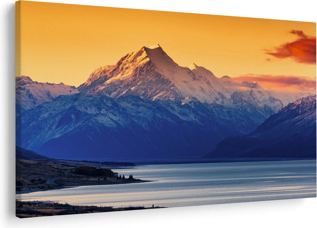 Kép - Pukaki-tó (90x60 cm)