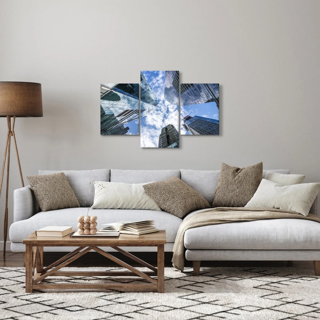 felhőkarcolók képe (90x60 cm)